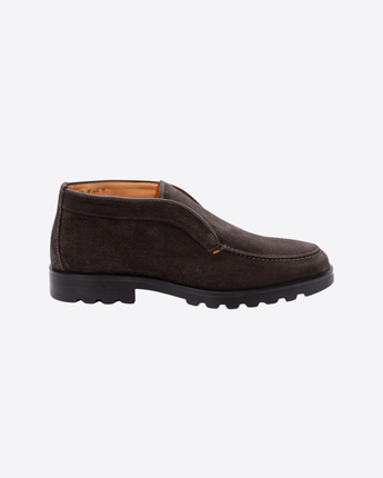 SANTONI SCARPE MARRONE / 6 MOCASSINI ROCK IN SUEDE