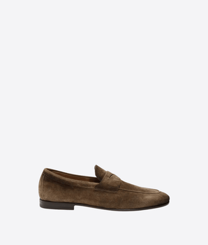 SANTONI SCARPE MOCASSINO CARLOS IN SUEDE