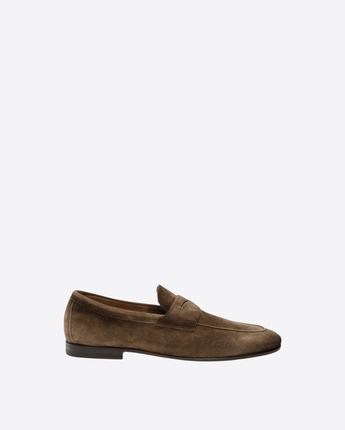 SANTONI SCARPE MOCASSINO CARLOS IN SUEDE
