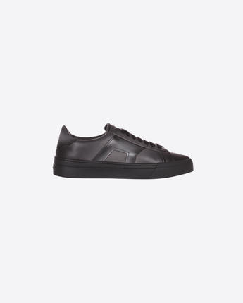 SANTONI SCARPE NERO / 6 SNEAKERS SANTONI DOUBLE BUCKLE