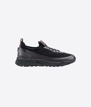 SANTONI SCARPE SNEAKERS LOW-TOP A CALZINO IN TESSUTO ELASTICO