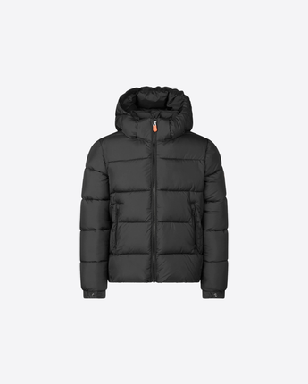 SAVE THE DUCK Abbigliamento e accessori 6A PIUMINO ANIMAL FREE BAMBINO FOSTER NERO