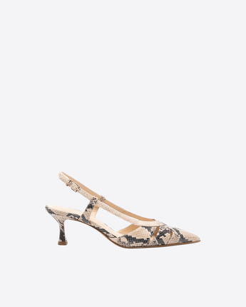 SERGIO LEVANTESI SCARPE SLINGBACK EDDA PITONE