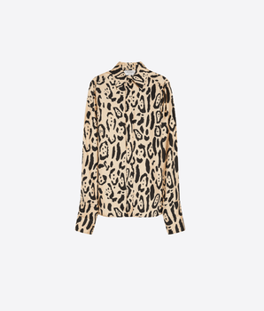 SPORTMAX Abbigliamento e accessori CAMICIA CON STAMPA ANIMALIER