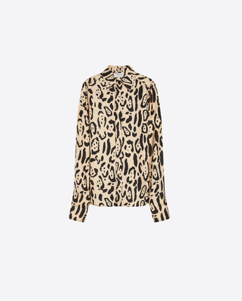 SPORTMAX Abbigliamento e accessori CAMICIA CON STAMPA ANIMALIER