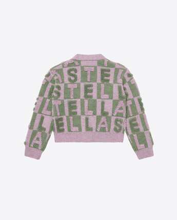 Stella McCartney Abbigliamento e accessori CARDIGAN LAVORATO A MAGLIA CON LOGO