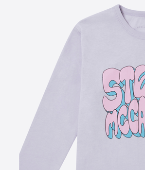 Stella McCartney Abbigliamento e accessori MAGLIETTA A MANICHE LUNGHE CON GRAFICA STELLA