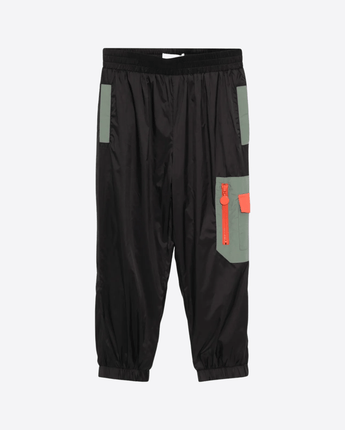 Stella McCartney PANTALONE NERO / 8A PANTALONE CARGO IN TESSUTO TECNICO