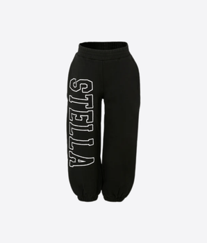 Stella McCartney PANTALONI BLACK / 8A PANTALONE SPORTIVO CON LOGO