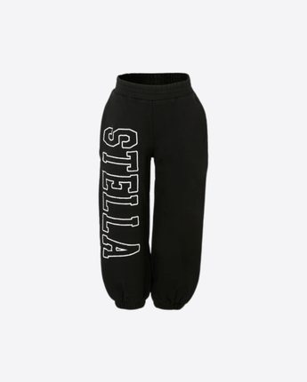 Stella McCartney PANTALONI BLACK / 8A PANTALONE SPORTIVO CON LOGO