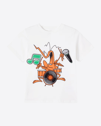 Stella McCartney T-SHIRT T-SHIRT IN JERSEY DI COTONE CON STAMPA STELLA McCARTNEY