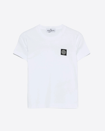 STONE ISLAND Abbigliamento e accessori BIANCO / 8A T-SHIRT CON APPLICAZIONE