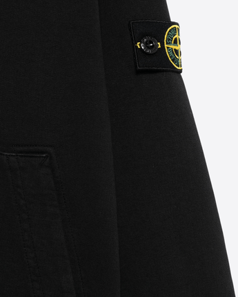 STONE ISLAND Abbigliamento e accessori FELPA CON ZIP E APPLICAZIONE COMPASS