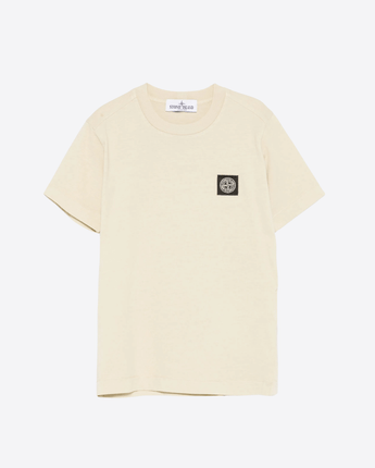 STONE ISLAND Abbigliamento e accessori SABBIA / 8A T-SHIRT CON APPLICAZIONE