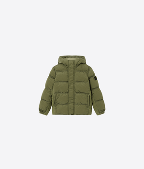STONE ISLAND GIACCA VERDE / 8A PARKA IMBOTTITO IN PIUMA