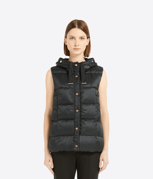 THE CUBE Abbigliamento e accessori GILET REVERSIBILE IN TELA ANTIGOCCIA