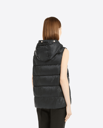 THE CUBE Abbigliamento e accessori GILET REVERSIBILE IN TELA ANTIGOCCIA