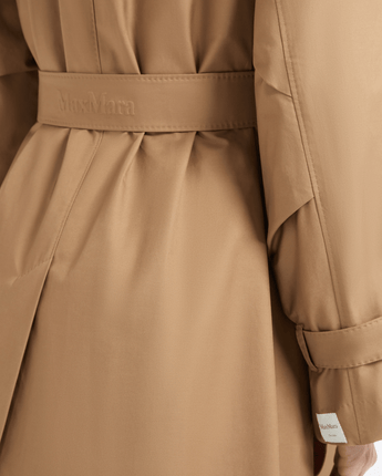 THE CUBE Abbigliamento e accessori TRENCH MIDI IN TWILL ANTIGOCCIA