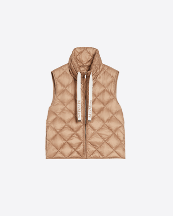 THE CUBE GIACCA CAMMELLO / 40 GILET IMBOTTITO IN TELA ANTIGOCCIA