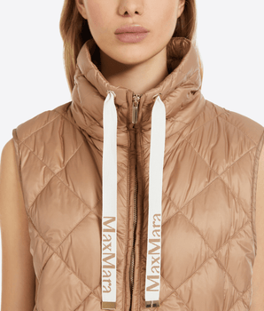 THE CUBE GIACCA GILET IMBOTTITO IN TELA ANTIGOCCIA