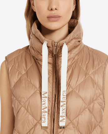 THE CUBE GIACCA GILET IMBOTTITO IN TELA ANTIGOCCIA