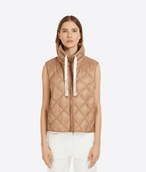 THE CUBE GIACCA GILET IMBOTTITO IN TELA ANTIGOCCIA