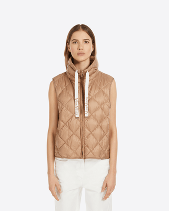 THE CUBE GIACCA GILET IMBOTTITO IN TELA ANTIGOCCIA