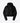 THE NORTH FACE FELPA NERO / S FELPA CON CAPPUCCIO CORTA IN VITA ESSENTIAL
