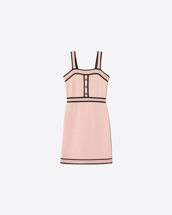 TWINSET ABITO ABITO IN MAGLIA CON BORDATURE
