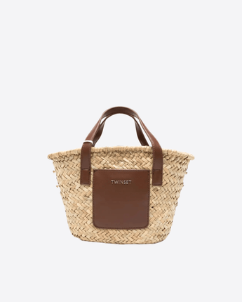 TWINSET BORSA PAGLIA / UNI BORSA TOTE