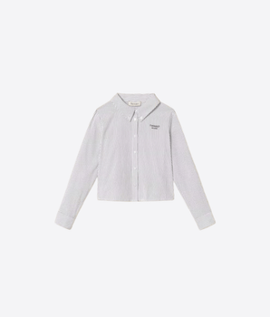 TWINSET CAMICIA CAMICIA IN POPELINE A RIGHE