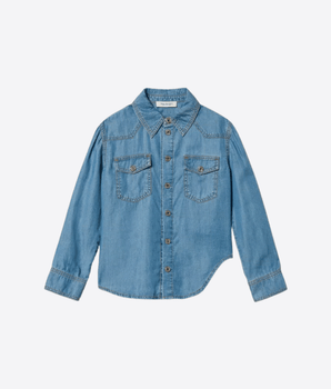 TWINSET CAMICIA IN CHAMBRAY CON TASCHE TWINSET
