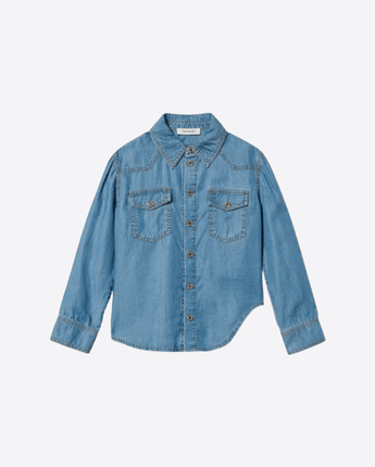 TWINSET CAMICIA IN CHAMBRAY CON TASCHE TWINSET
