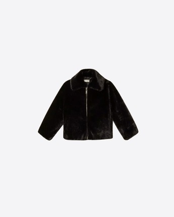 TWINSET GIACCA BOMBER IN FAUX FUR