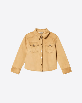 TWINSET GIACCA SCAMOSCIATA CON FRANGE TWINSET