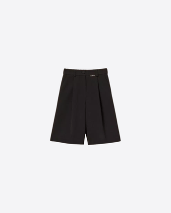 TWINSET SHORTS BERMUDA IN CRÊPE CON PIEGHE