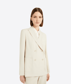 WEEKEND MAX MARA Abbigliamento e accessori BLAZER DOPPIOPETTO IN TELA DI LANA STRETCH