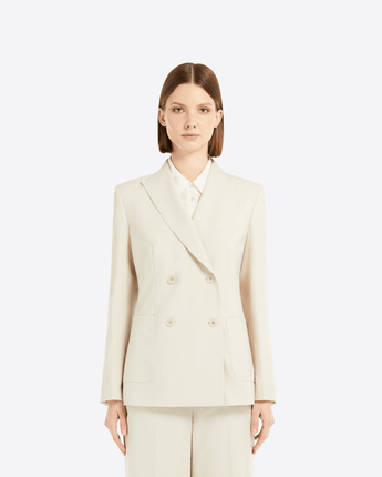 WEEKEND MAX MARA Abbigliamento e accessori BLAZER DOPPIOPETTO IN TELA DI LANA STRETCH