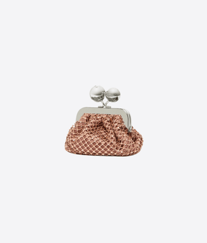 Weekend Max Mara Abbigliamento e accessori BLUSH PASTICCINO BAG NANO IN RASO CON STRASS