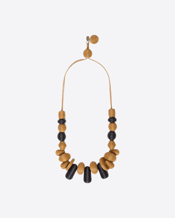 WEEKEND MAX MARA Abbigliamento e accessori CUOIO COLLANA LUNGA IN PAGLIA