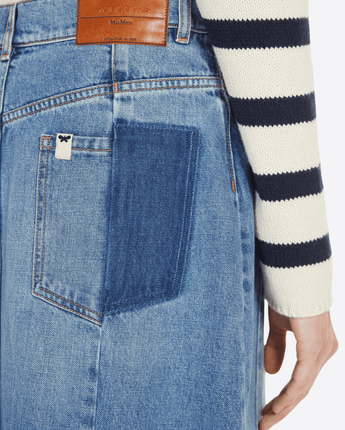 WEEKEND MAX MARA Abbigliamento e accessori GONNA LUNGA IN DENIM DI COTONE