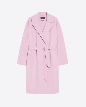 WEEKEND MAX MARA Abbigliamento e accessori ROSA / 38 Cappotto a vestaglia in double di misto lana
