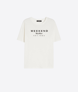 WEEKEND MAX MARA Abbigliamento e accessori T-SHIRT IN JERSEY CON STAMPA