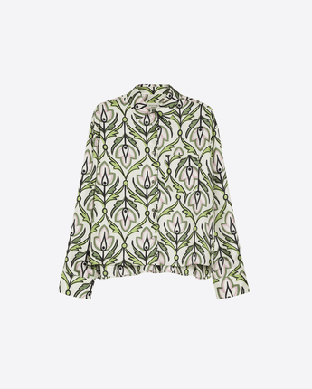 WEEKEND MAX MARA Abbigliamento e accessori VERDE / 40 CAMICIA IN TWILL DI SETA