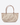 WEEKEND MAX MARA BORSA BEIGE/MARRONE / UNI TOTE BAG IN CANVAS DI COTONE