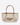 WEEKEND MAX MARA BORSA BEIGE/MARRONE / UNI TOTE BAG IN CANVAS DI COTONE