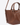 WEEKEND MAX MARA BORSA MARRONE / UNI TOTE BAG PICCOLA IN PELLE TEXTURIZZATA