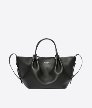 WEEKEND MAX MARA BORSA NERO / UNI TOTE BAG PICCOLA IN PELLE TEXTURIZZATA