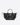 WEEKEND MAX MARA BORSA NERO / UNI TOTE BAG PICCOLA IN PELLE TEXTURIZZATA