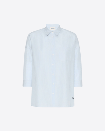 WEEKEND MAX MARA CAMICIA CAMICIA BOXY IN POPELINE DI COTONE